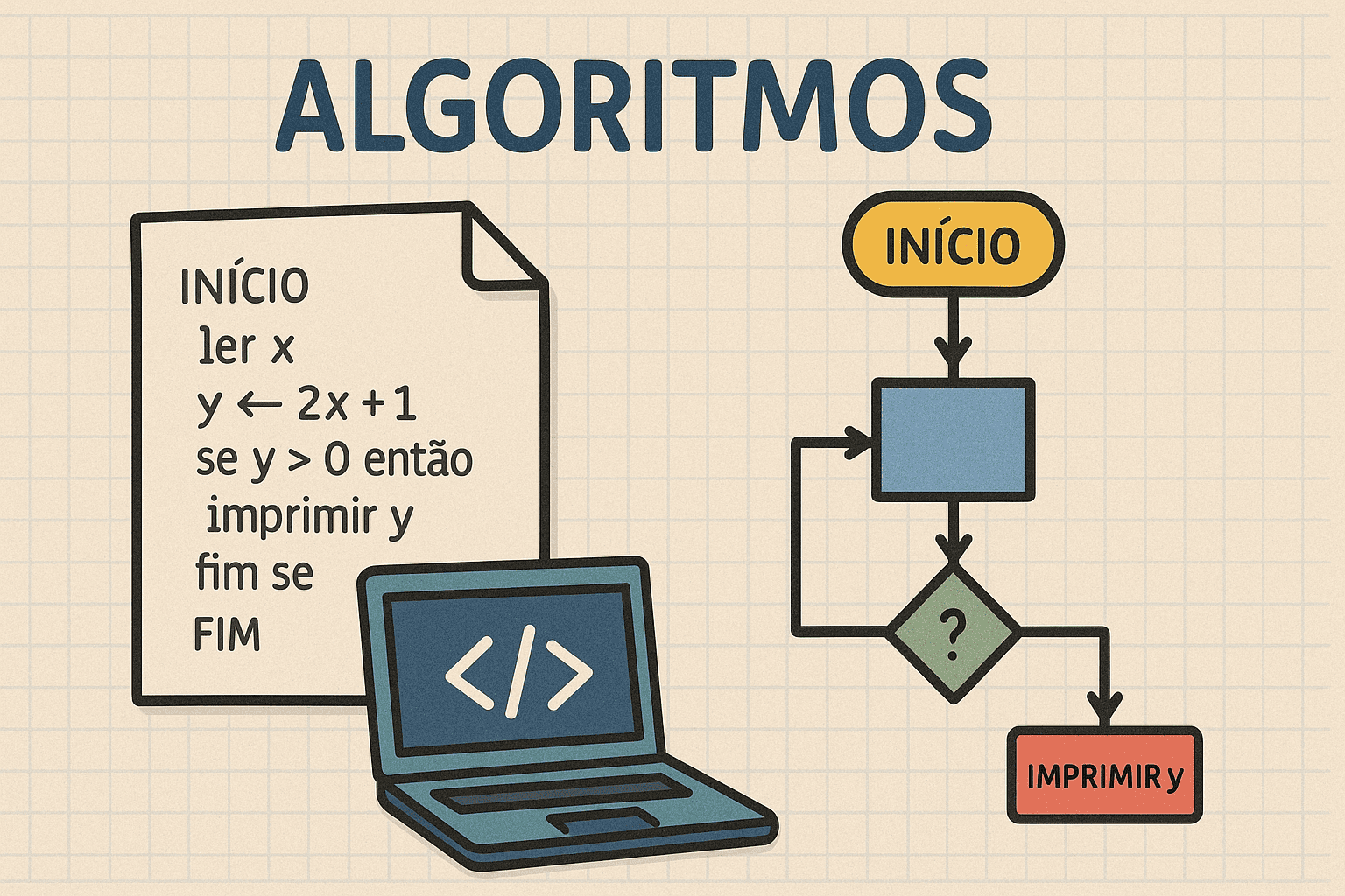 algoritmos e lgica de programao, pseudocdigo